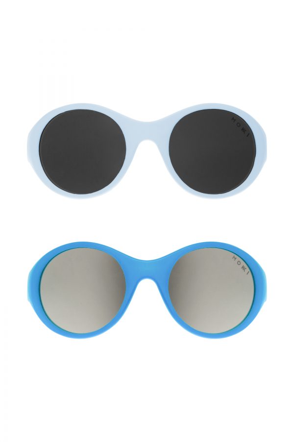 Mokki Sunglasses for kids click and change blue frames